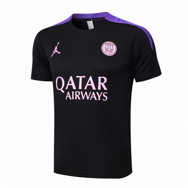 Camiseta Entrenamiento PSG 2024 2025 Negro Purpura